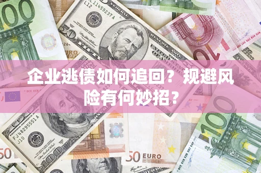 武汉企业逃债如何追回？规避风险有何妙招？