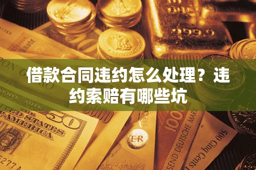 武汉借款合同违约怎么处理？违约索赔有哪些坑