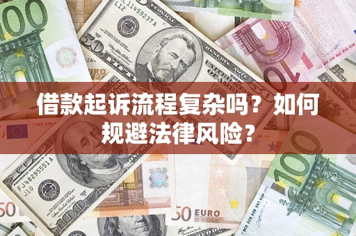 武汉借款起诉流程复杂吗？如何规避法律风险？