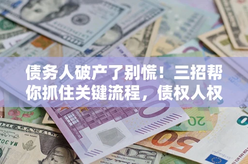 武汉债务人破产了别慌！三招帮你抓住关键流程，债权人权益不再缩水