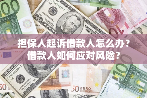 武汉担保人起诉借款人怎么办？借款人如何应对风险？
