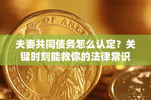 武汉夫妻共同债务怎么认定？关键时刻能救你的法律常识