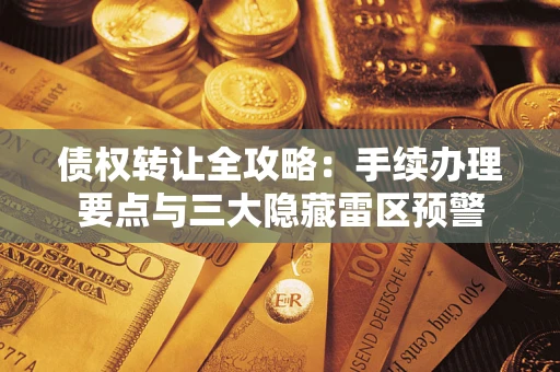 武汉债权转让全攻略：手续办理要点与三大隐藏雷区预警